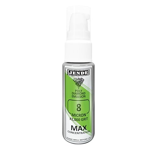 Jende 8 Micron Max Poly Diamond Knife Stropping Emulsion 20ml-Higher Diamond carat level Emulsion