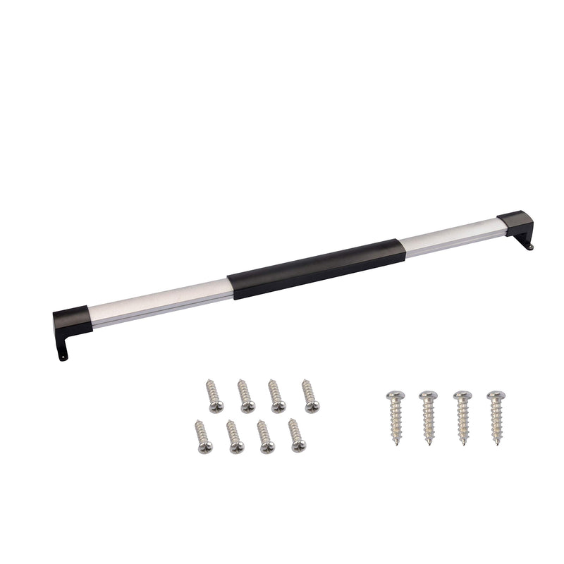 RVGUARD RV Screen Door Cross Bar Handle Adjustable from 21-5/8 Inch to 28-5/8 Inch with Sturdy and Secure Non-Slip Grip Classic