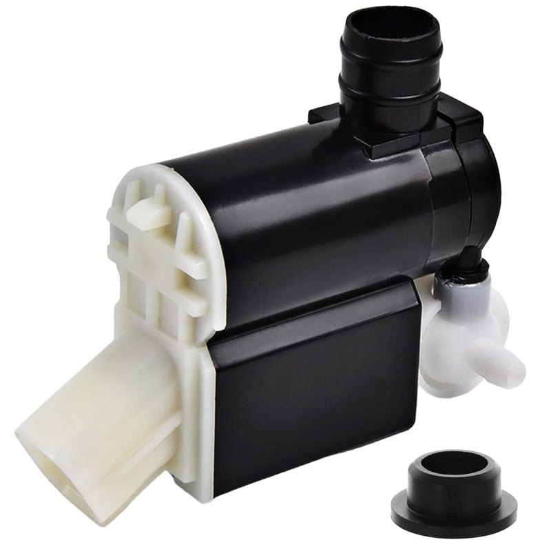 OTUAYAUTO 98510-2V100 Windshield Washer Pump - Replacement for Hyundai Accent Elentra Santa Fe Tiburon Tucson Entourage Veloster Veracruz | Kia Sedona Sportage - Washer Fluid Pump with Grommet