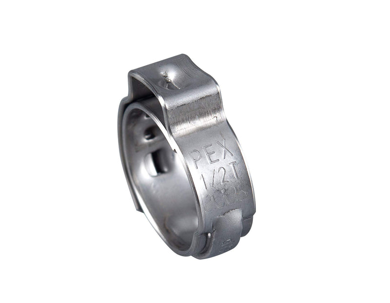 (Pack of 200) EFIELD 1/2-inch Stainless Steel Pex Cinch Clamp Rings for Pex Tubing Pipe (1/2 inch-200 Pieces)