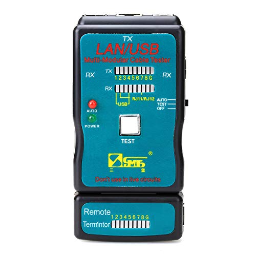 Multi-Modular Network Cable Tester CT-168 LAN/USB Ethernet Cable Telephone Cord Tester