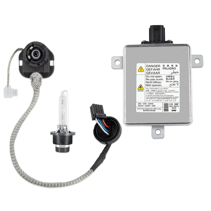 RANSOTO W3T19371 Xenon HID Headlight Ballast Compatible with Acura TL TSX ZDX MDX RDX ILX Honda Accord Odyssey Mazda 3 5 CX-5 Mitsubishi Lancer with Igniter D2S Bulb Replaces W3T16271 W3T15671