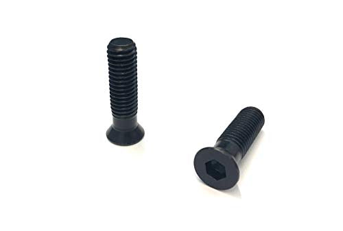 ezaccessory 12 Pcs Black Allen Hex Connecting Bolts for 2" Thick 2-Piece Type Wheel Adapters