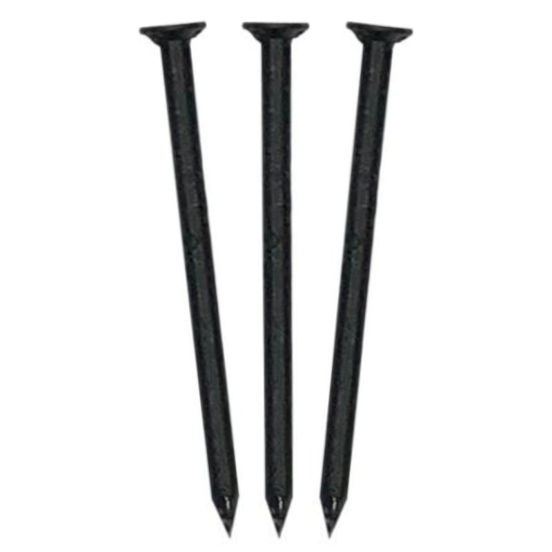 Eagle 1 Smooth Shank 304 Painted Stainless Steel Aluminum Fascia Cover and Siding Nails -1lb Boxes, 1.25 inch, about 600 nails per box (1LB BLACK) 1 LB