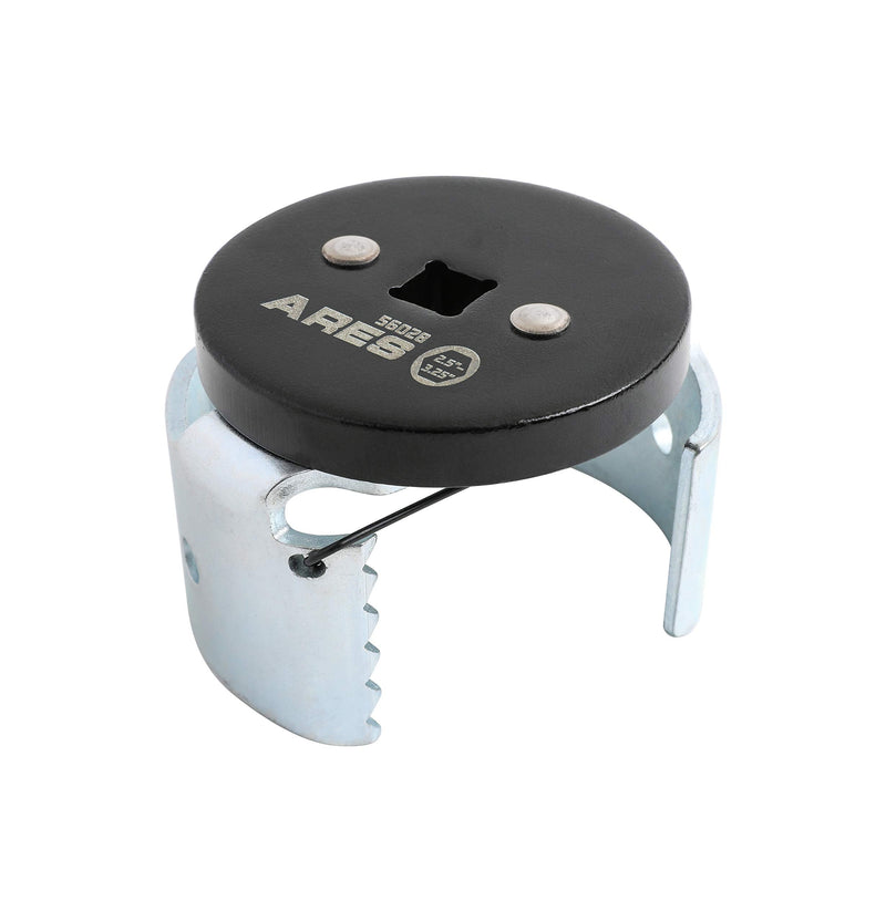 ARES 56028 - Universal Oil Filter Wrench - 3/8-Inch Drive - Removes 2.5 to 3.25-inch Diameter Spin-On Style Oil Filters 2.5" - 3.25" Universal Wrench
