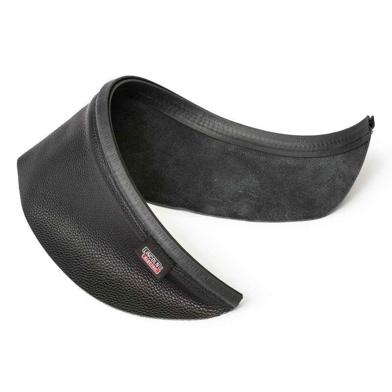 Lincoln Electric Grain Leather Helmet Bib with Press Fit Seal | Compatible with Most Welding Helmets | KP3730-1