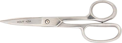 Professional Poultry Shears/Scissors - Made in USA by Wolff Industries - All Metal, High Leverage, Ergonomic Shears for Evisceration, Deboning, and Utility Poultry Processing (8" High Leverage)