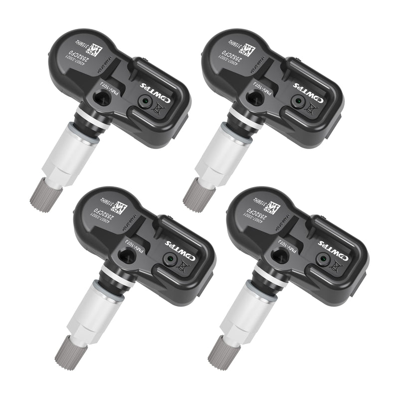 CDWTPS TPMS Tire Pressure Monitor Sensor, 4-Pack fit Toyota Lexus Camry Scion-Avalon, Camry, Corolla, Highlander, Prius, Rav4,Yaris, ES LS GS Series Replace#4260733011 PMV-107J-315MHZ