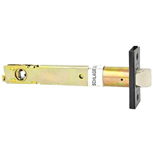 SCHLAGE 16-126 5" Replacement Deadlatch with Square Corner 1" x 2 1/4" Faceplate, Oil Rubbed Bronze