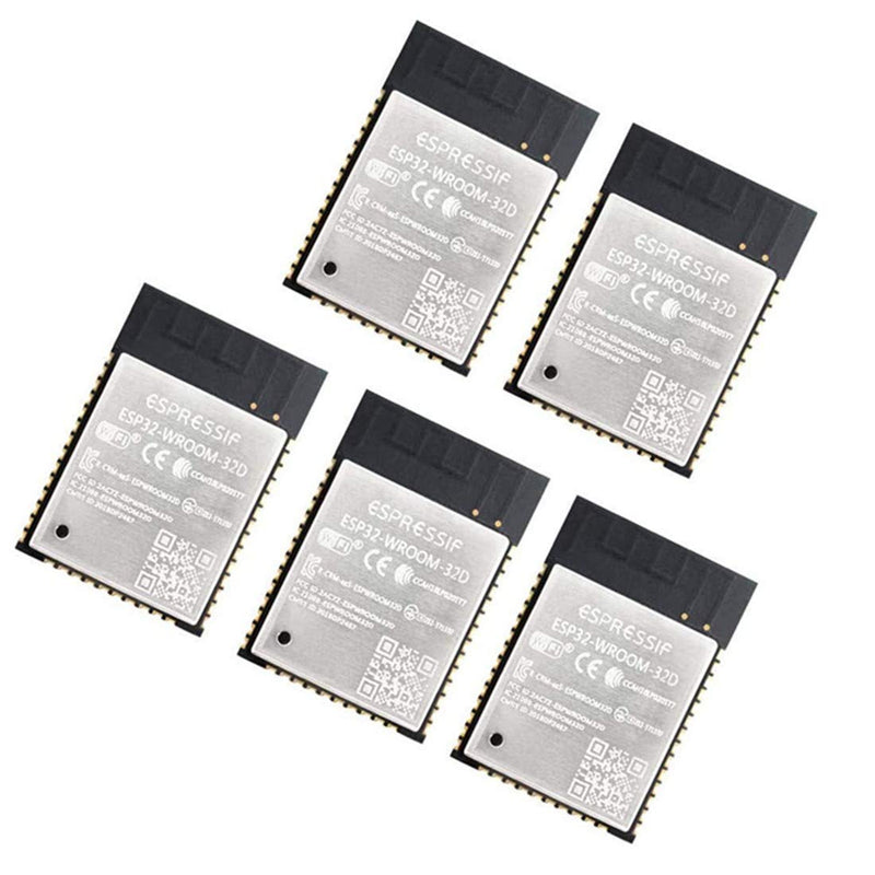 ESP-WROOM-32D ESP32 2.4GHz Dual-Mode Bluetooth and WiFi Low Power Module X 5 PCS (ESP32-WROOM-32D) ESP32-WROOM-32D 4M X 5PCS