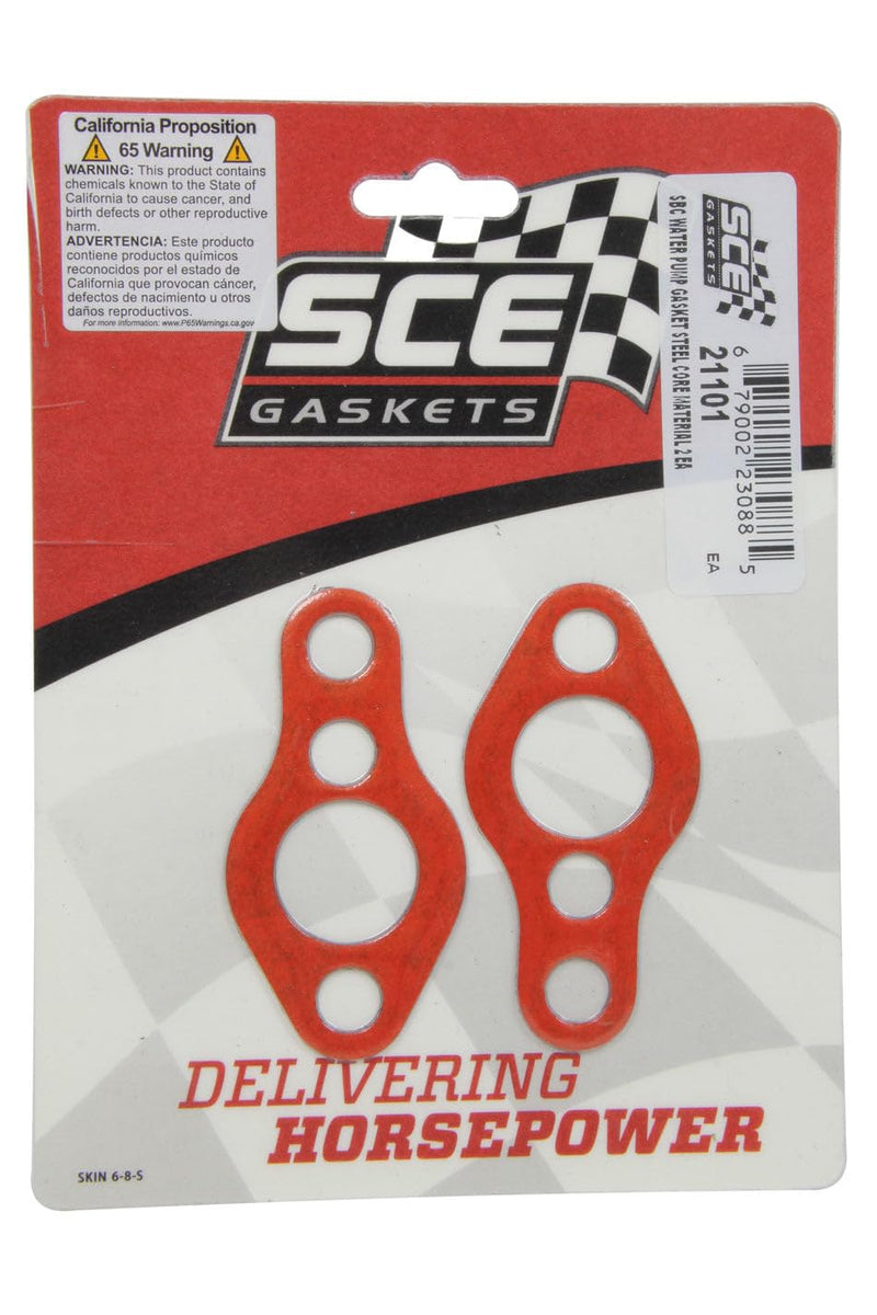 Water Pump Gasket, Composite, Small Block Chevy, Pair
