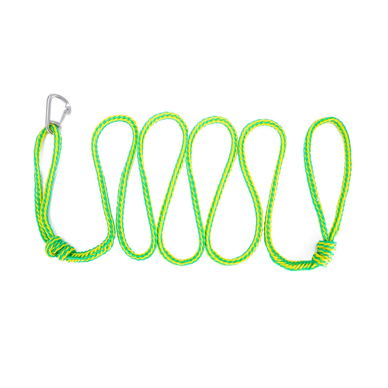 Kayak Tow Rope with Clip, Boat Dock Line with 316 Stainless Steel Hook – Heavy Duty Marine Rope for Ski, Tube, PWC, Pontoon & Kayak Docking 1/2" x 14'