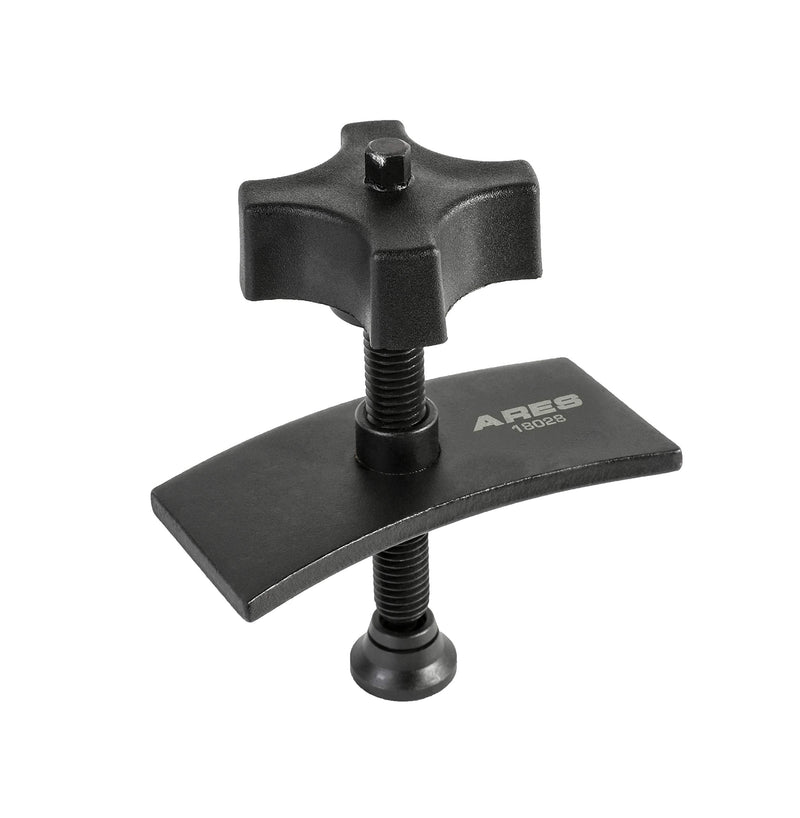 ARES 18028 - Heavy Duty Brake Pad Spreader - Built-in Comfort Tightening Knob - Heavy-Duty Steel Construction - Solid Steel Swivel Joint for Precise and Even Compression
