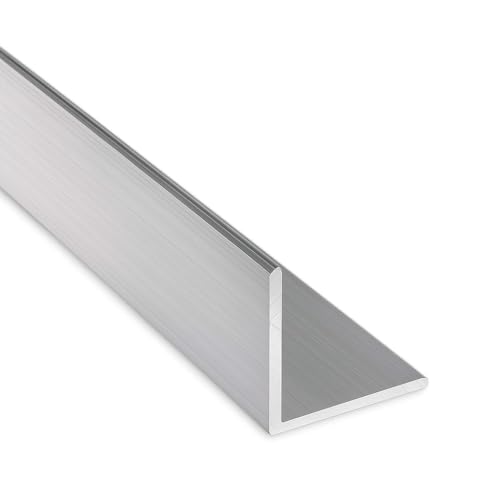 6 FT Mill Finish Aluminum Angle – 1" x 1" x 1/16" Thickness – 6063 T6 Alloy | Strong, Lightweight, Corrosion-Resistant L-Shaped Metal for Framing, Brackets, Corners & Fabrication