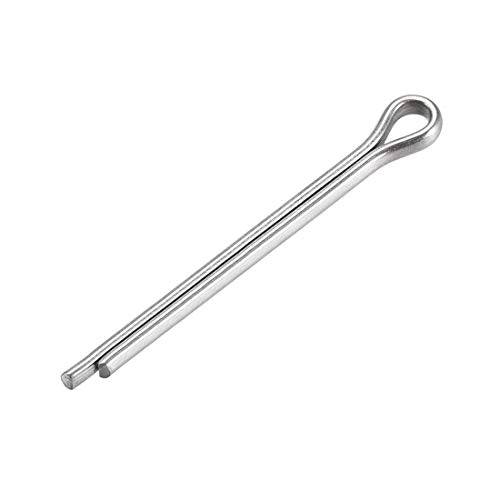 uxcell 120pcs Split Cotter Pin - 2.5mmx30mm 304 Stainless Steel 2-Prongs 2.5mm x 30mm