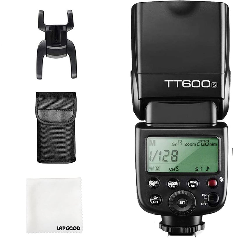 Godox TT600S 2.4G Wireless Flash Speedlight for Sony Camera(MI Hot Shoe),with Master and Slave Flash System,0.1-2.6s Recycle time | MI Hot Shoe,with Master and Slave Flash System,0.1-2.6s Recycle time