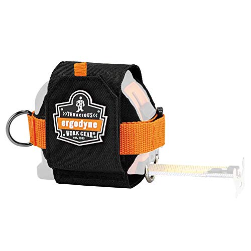 Ergodyne Squids 3770XL Tape Measure Holder with Belt Clip Black, Extra Large