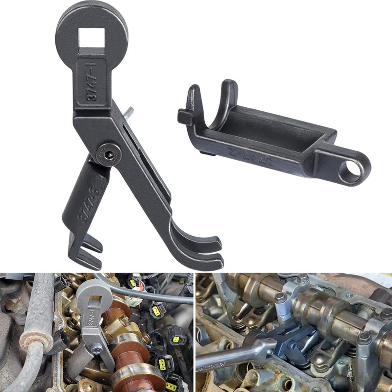 Camoo Rocker Arm Remover/Installer & Valve Spring Compressor Tool for 1999-2013 Jeep, Dodge, for Chrysler with 3.7L & 4.7L Engines, 3/8 Inch Drive Replace for 3747-1 10102 8426 8387 8516A