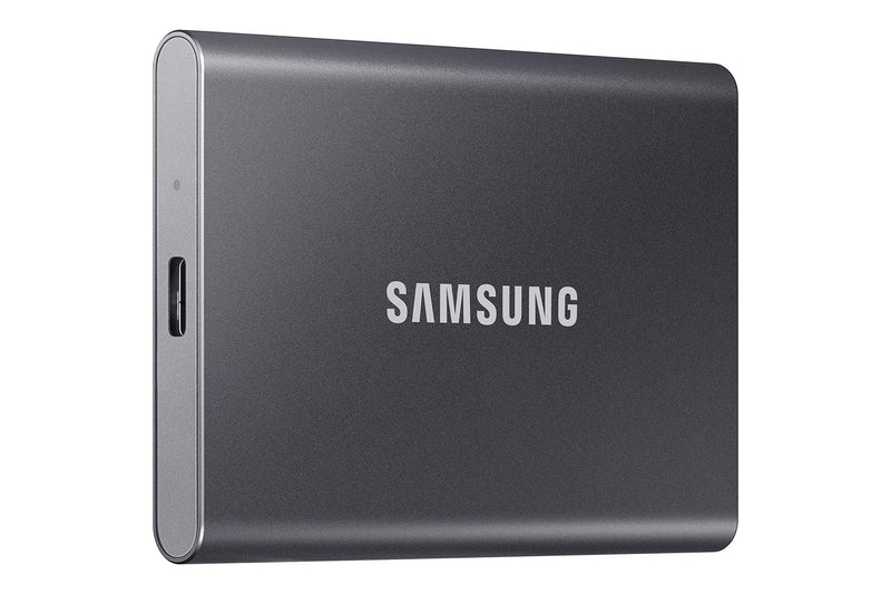 SAMSUNG T7 Portable SSD, 1TB External Solid State Drive, Speeds Up to 1,050MB/s, USB 3.2 Gen 2, Reliable Storage for Gaming, Students, Professionals, MU-PC1T0T/AM, Gray Titan Gray 1 TB