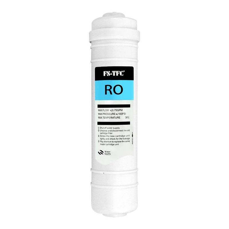 Inline Reverse Osmosis Membrane 100 GPD with 1/4" Quick Connect For Under Sink Reverse Osmosis Water System