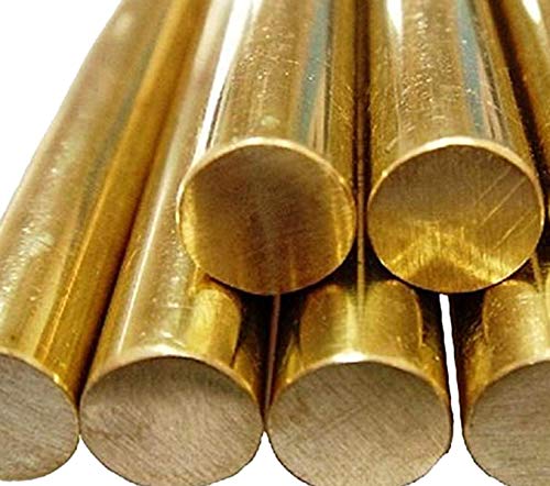 Yodaoke 16mm(0.63") Dia. 250mm(9.84") Long H62 Brass Bar Cylinder Round Rod