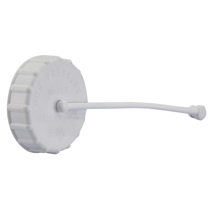RecPro Fresh Water Fills Cap Only | 222PW-A Polar White or Black Cap and Strap (White) | Made in America 1 Count