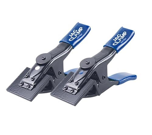 Bon Jag Clamp Line Holders (Pair) – Heavy-Duty Mason Line Clamps for Brick, Block & Fence – Secure Vertical & Horizontal String Control for Fast, Accurate Course Changes