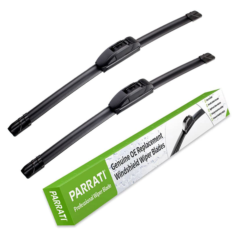 OEM QUALITY 22" + 22" PARRATI Premium All-Season Windshield Wiper Blades (Set of 2) 22''+22''(Pair of Front Windshield)