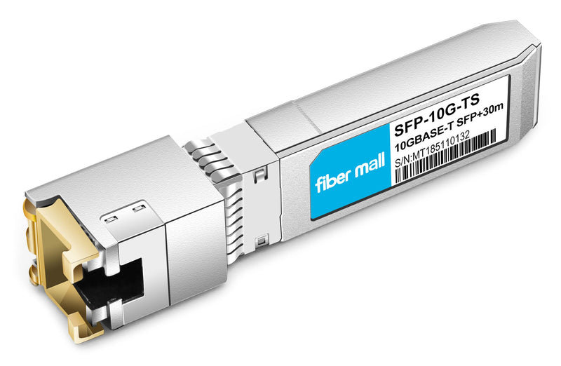 10G SFP+ to RJ45 for Cisco Meraki MA-SFP-10G-T 10GBASE-T SFP+ Copper RJ-45 30m Transceiver Module 10GBase-T: 30m