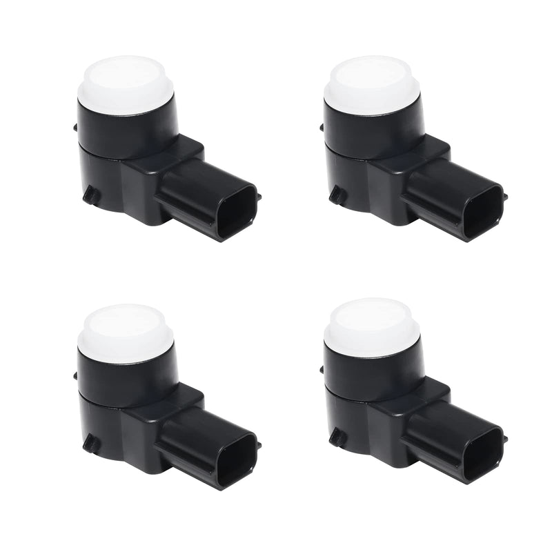 MANATEE 15239247 Backup Parking Assist Object Sensor, 25961316 Bumper Object Sensor for Chevy, for Cadillac, for GMC, for Buick Lucerne Enclave 25961317 25962147 (White 4PCS)