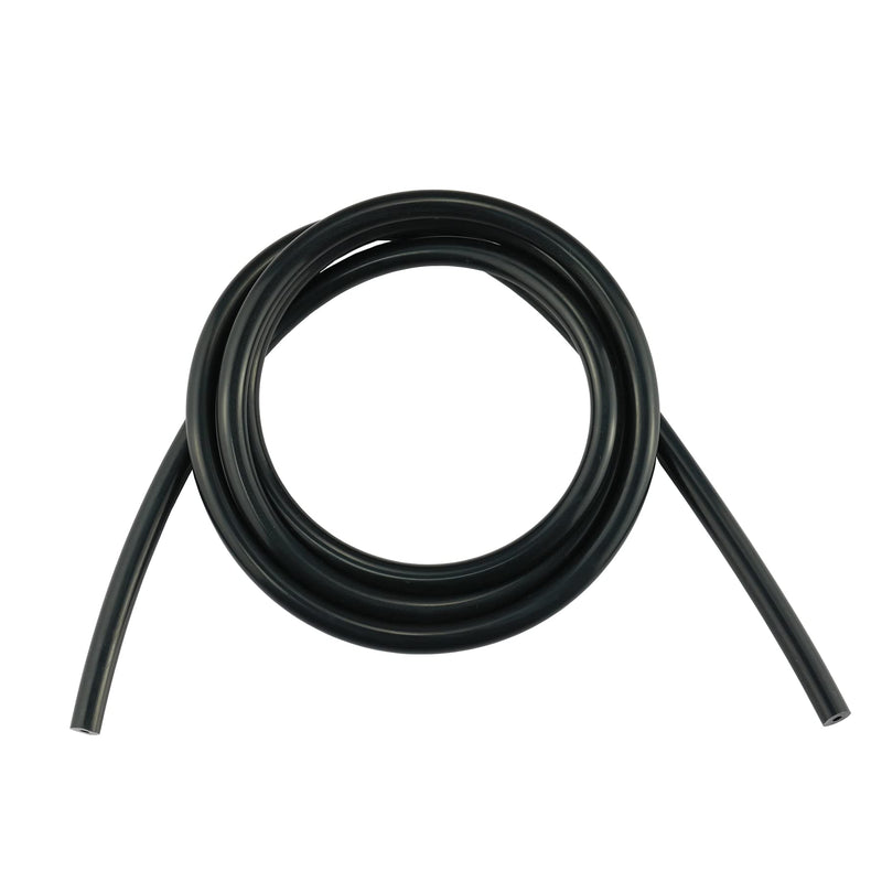 Ucreative 5FT ID 1/8" (3mm) High Temperature Silicone Vacuum Tubing Hose 130PSI Max Pressure Black 1/8" (3mm) - 5FT
