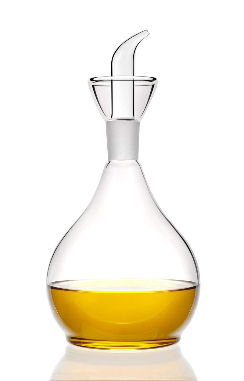 HAIZEEN 31ounce/900ml Olive Oil Dispenser Oil Bottle Glass with No Drip Bottle Spout 31 Ounces