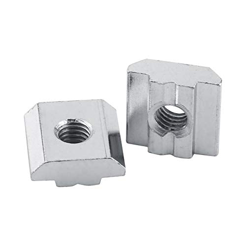 T-Slot Nuts for 30 Series Aluminum, M6 Thread, 50-Pack