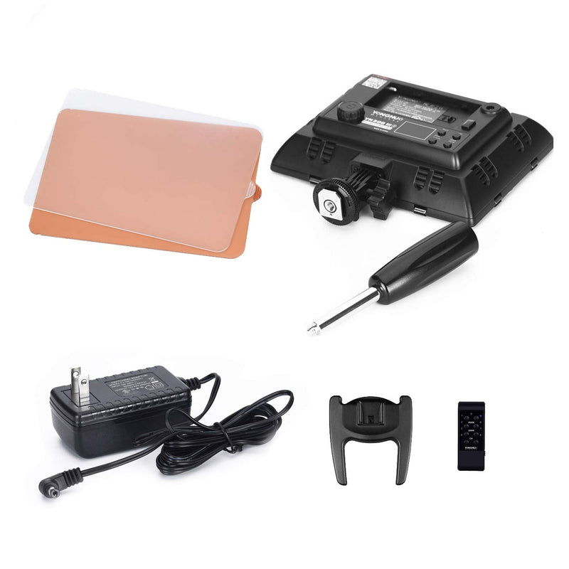YONGNUO YN300 III YN-300 III LED Camera Video Light with 12V2A AC Adapter Adjustable Color Temperature 3200K-5600K YN300III with AC adapter