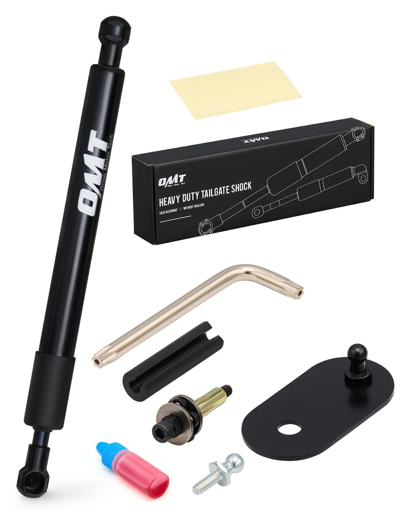 Orion Motor Tech Truck Tailgate Assist Compatible with 2009-2025 Dodge Ram 1500 2500 3500, Pickup Tailgate Lift Assist Kit 2009 2010 2011 2012 2013 2014 2015 2016 2017 2018 2019 2020-2025 Dodge Ram Black