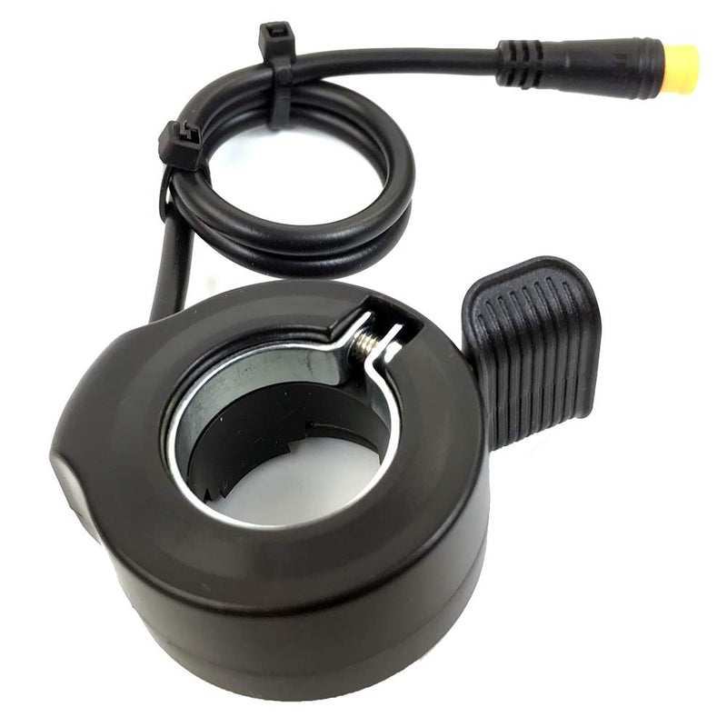 Schuck E-Bike Thumb Throttle 130X,Waterproof Accelerator,22.2mm/0.87in Handlebars，Left/Right Universal Bicycle Conversion Replacement Parts