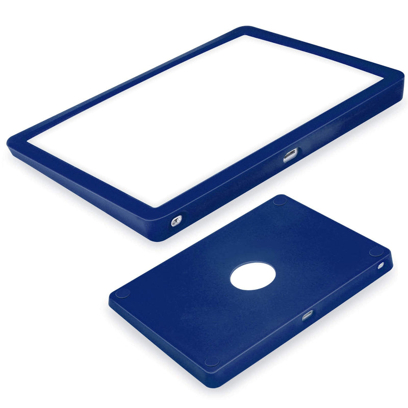 Silicone case for Magic Trackpad 2 Silicon case for Apple Wireless Touchpad Apple Trackpad Protective Cover，Anti-dust and Anti-Scratch Washable Wear-Resistant Silicone Skin (Dark Blue) dark blue