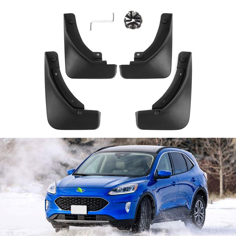 Autorder Mud Flaps Splash Guards for Ford Escape 2020 2021 2022 2023 2024 2025 Accessories Mudflap Fender Flares Front and Rear Mud Guard Set 4PCS (Not for ST-Line Models) 2020-2025 Ford Escape