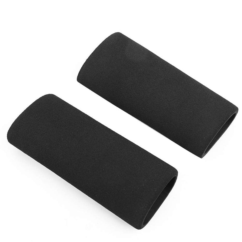 Motorcycle Handle Cover, 2pcs Motorcycle Non-Slip Anti Vibration Soft Foam Handlebar Grip Cover, Black