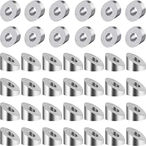 Hotop 40 Pcs 1/4" Beveled Washer, 30 Degree Stainless Steel