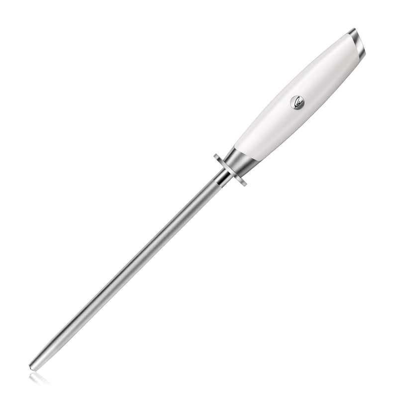 Cangshan Thomas Keller Signature Collection, Diamond Coated 8-Inch Honing Steel, White