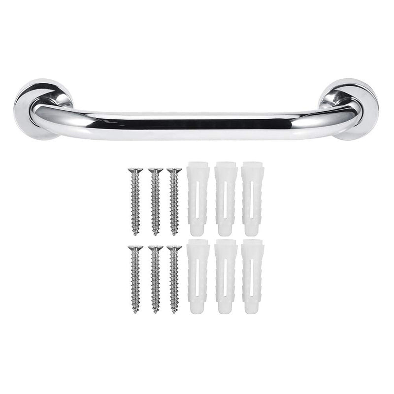 13 Inch Shower Grab Bar Stainless Steel Bathroom Bathtub Hand Bar Anti-Skid Handle Safety Hand Rail Support for Elderly Children