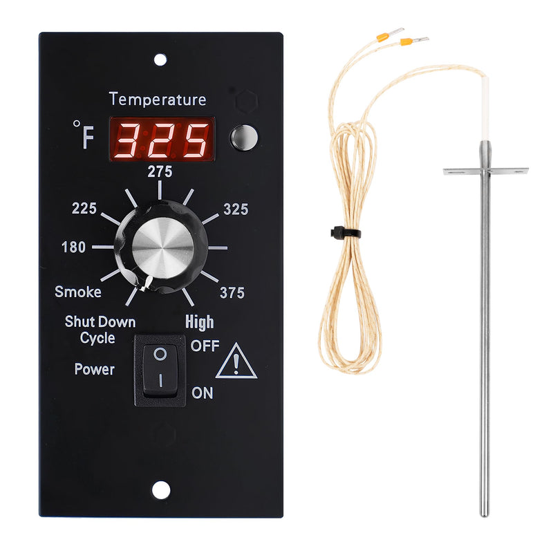 Digital Thermostat Pro Controller Compatible with Traeger Wood Pellet Grills, Traeger Grill Replacement Parts Upgrade Control Board Panel Temperature Thermometer, with RTD Probe Sensor