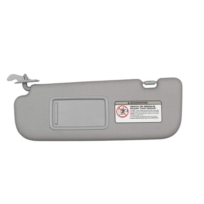 Dasbecan Gray Left Driver Side Sun Visor Compatible with Hyundai Elantra 2011 2012 2013 2014 2015 Replaces# 852103X000TX Left Gray