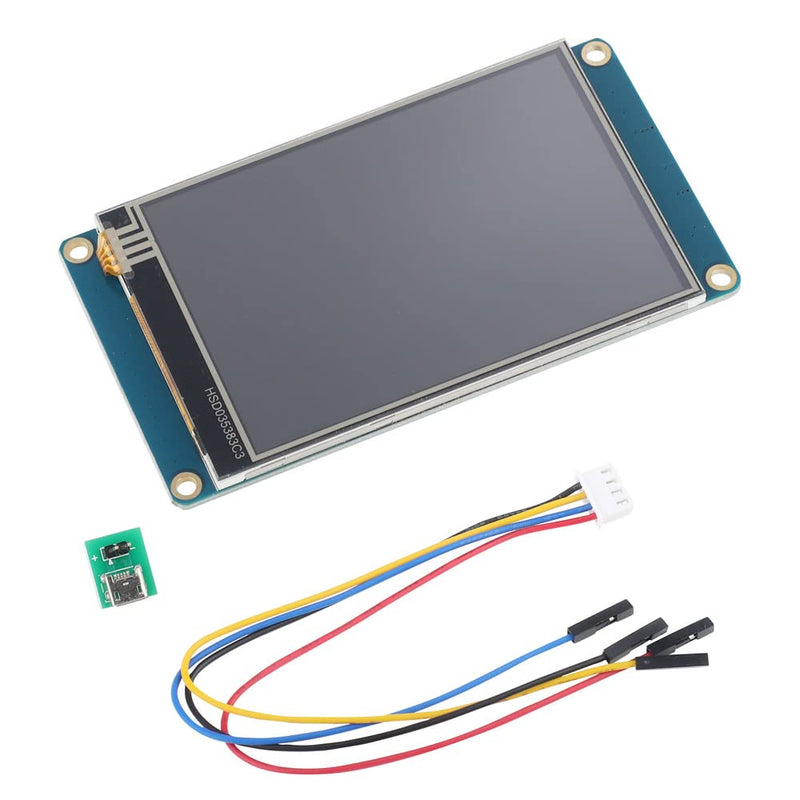 3.5'' Nextion NX4832T035 HMI Display Module with UART, 480x320 Resolution, 16MB Flash, 2KB RAM, Touch Screen LCD