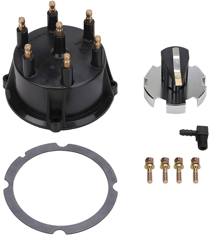 815407Q5 Distributor Cap and Ignition Rotor Kit for Marinized 4.3L V6 Engines with Thunderbolt IV and V HEI Ignitions - Replaces 815407Q5, 815407A2, 815407Q02,18-5274 815407Q5 Distributor Cap & Rotor