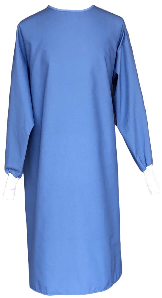 Avery Hill Medical PPE Reusable Isolation Gown Level 1 for Dentists, Hygienists, Doctors, Nurses and Medical Personnel - Blue - Medium Medium (5'2" - 5'7" 110 - 160 lbs)