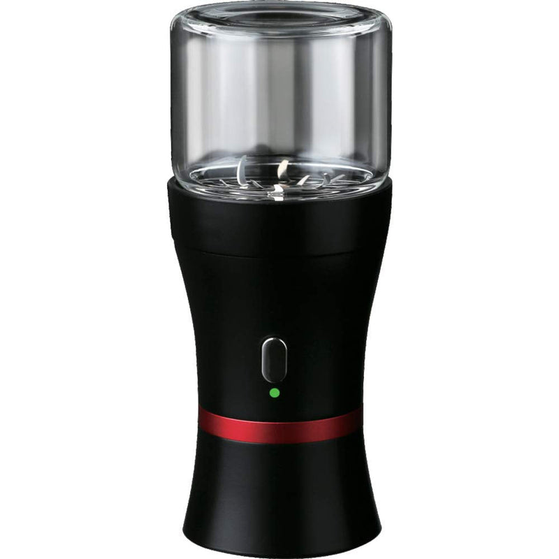 Pulsar King Kut Easy to Use Portable Electric Grinder for Spices, Herbs, & More, With Removable Chamber, Stainless Steel Blade, 1000mAh Battery - Black