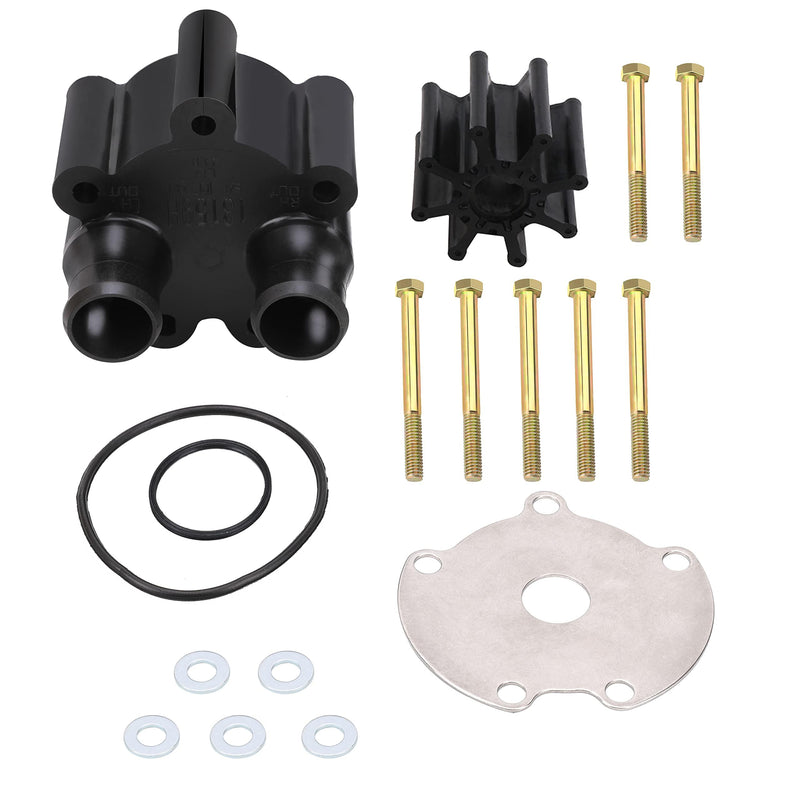807151A14 Sea Water Pump Housing and Impeller Repair Kit Replacement for Mercruiser Bravo Engines Water Pump - Replaces Sierra 18-3150, Quicksilver 807151A14, Mercury 46-807151A14, 46-807151A7