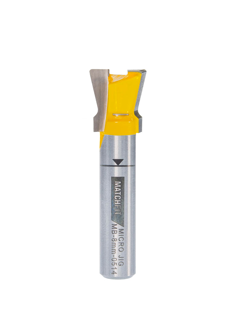 Microjig Matchfit MB-8MM-0514 Dovetail Router Bit 8Mm Shank